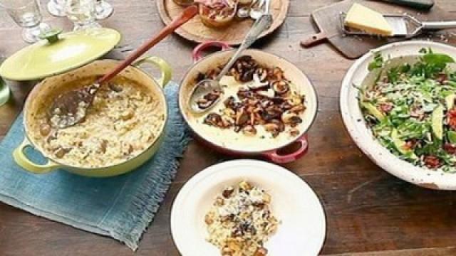 Oozy Mushroom Risotto