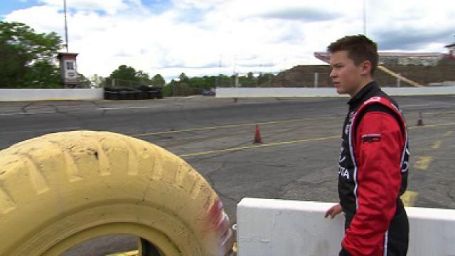 Raphaël Lessard, élève au volant