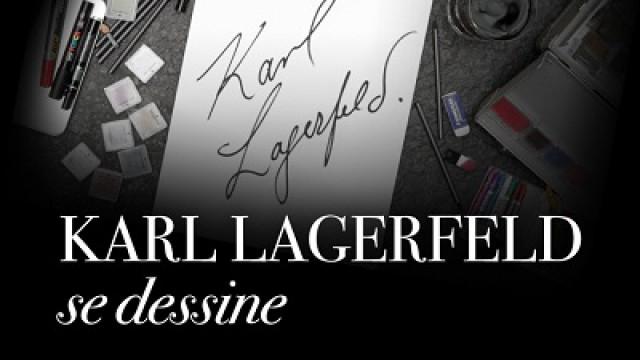 Karl Lagerfeld se dessine