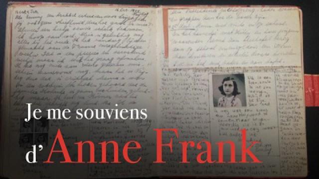 Je me souviens d'Anne Frank