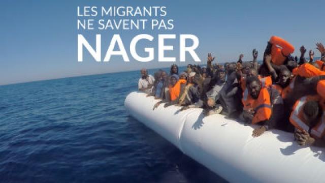 Les migrants ne savent pas nager
