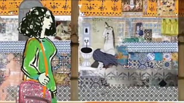Le diable, le hammam, atlantes et cariatides