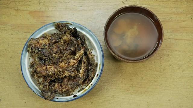 Black Tempura on Rice of Ningyo-cho, Nihon-Bashi, Chuo Ward