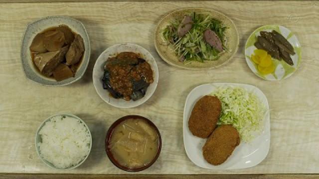 Mom's Croquette and Buri-daikon of Mitaka City, Tokyo