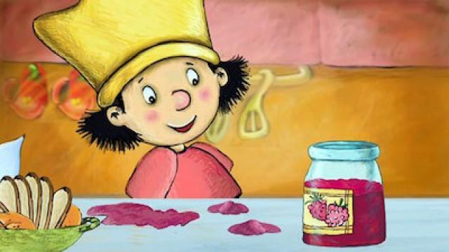 Der kleine König klebt fest