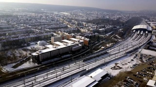 Der Erfurter Hauptbahnhof