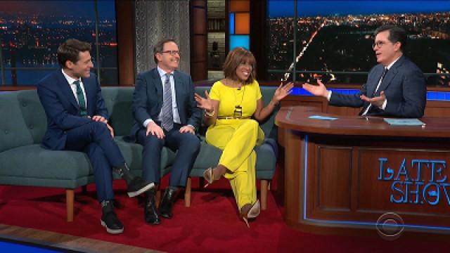 Gayle King, Anthony Mason, Tony Dokoupil, Pete Holmes, The National