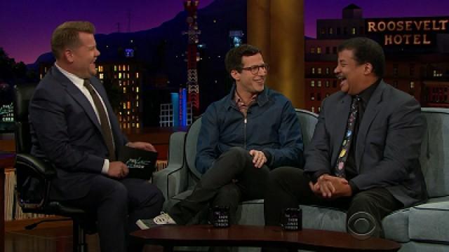 Andy Samberg, Neil deGrasse Tyson, Globe of Steel, Mike Yung