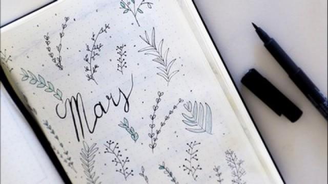 BULLET JOURNAL MARS 2018 !