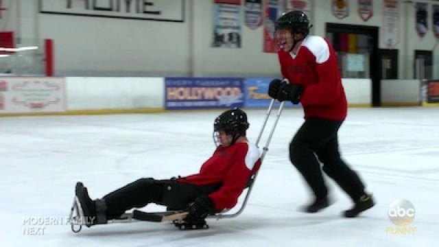 S-L-- SLED H-O-- HOCKEY