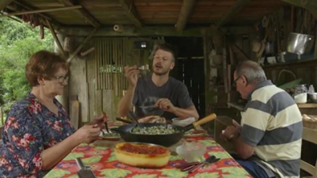 Marreco Assado, Arroz de Taioba e Doce de Tomate