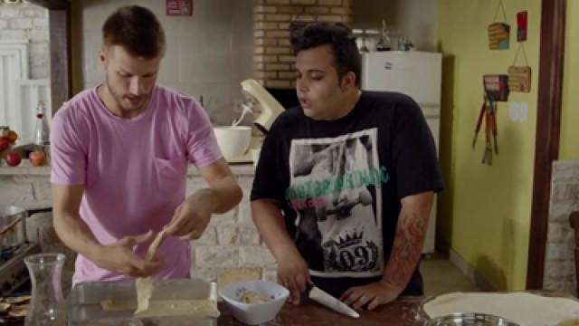 Lasanha Três Recheios e Brownie com Sorvete de Creme