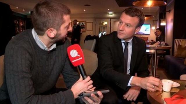 Emmanuel Macron débrief du débat de la Primaire de la Droite