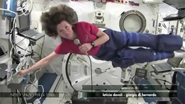 In space for the Earth