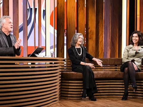 Ministra Carmen Lúcia e Fernanda Torres