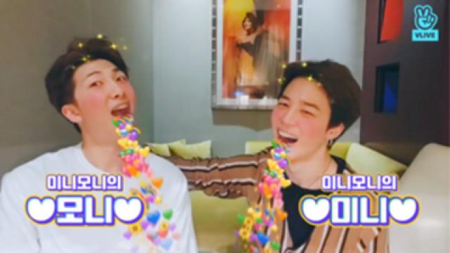 [BTS] 미니모니 마니마니마니 사랑하니까 나는 마니야! 미니모니 진짜 마니 사랑해????(rm&jimin talking about their episode)