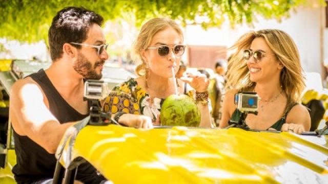 Rainer Cadete, Cris Dias e Juliana Paiva