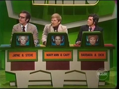 TATTLETALES: THURSDAY MARCH 14, 1974 ON CBS-TV (MR. STEVE ALLEN & MRS. JAYNE MEADOWS, MR. GARY COLLINS & MRS. JAYNE MEADOWS and MR. RICHARD "DICK" GAUTIER & MRS. BARBARA STUART.)