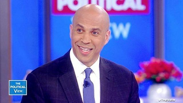 Cory Booker and Mary Wilson