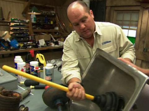 Clearing Drains; Installing Cabinets