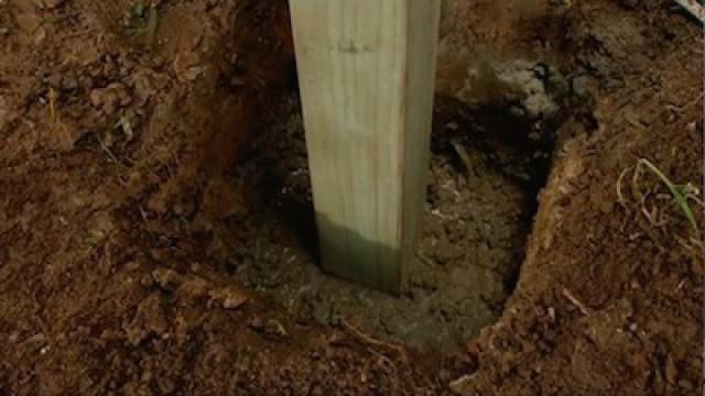 Installing a Treated Post
