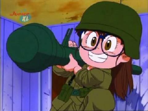 When Arale Got Serious / Transform! Ponpoko Gun
