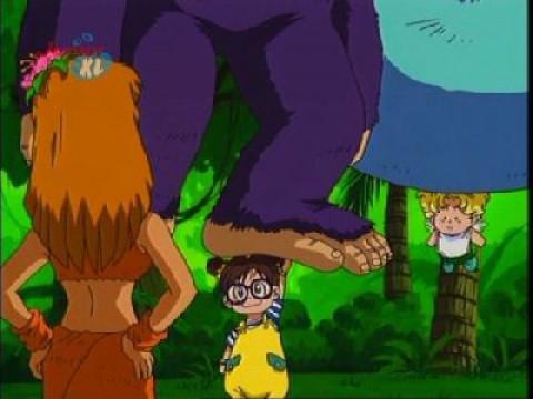Exciting Arale and Barsan of the Jungle