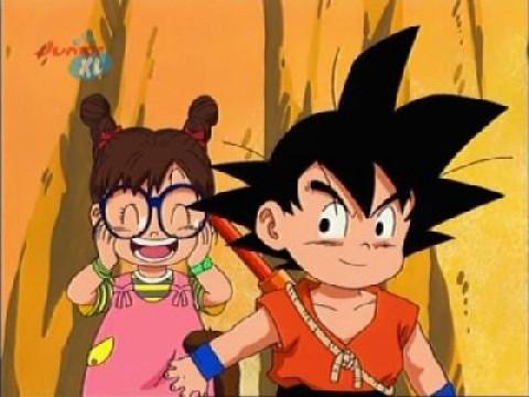 It Begins! Arale and Goku's Super Battle