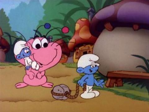 A Pet for Baby Smurf