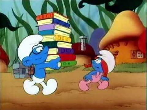 Locomotive Smurfs