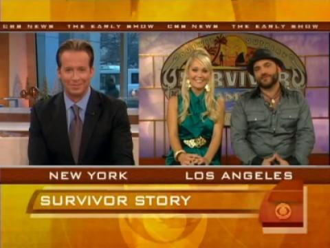 The Early Show: Survivor Season 19 Winner Cheque Presentation