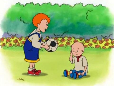 Caillou's Big Kick