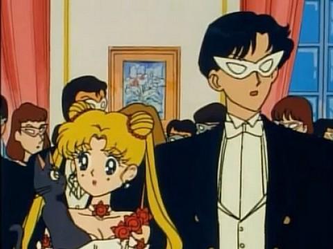 Romance Under the Moon: Usagi's First Kiss