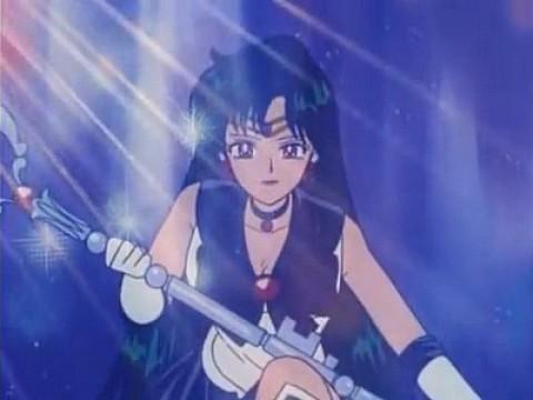 The Mysterious New Guardian: Sailor Pluto Appears