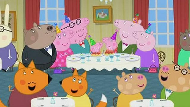 Grandpa Pig's birthday