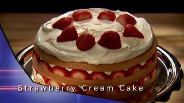 Strawberry Cream Cake