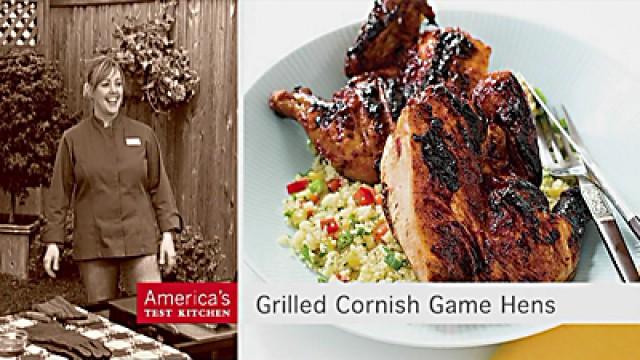 Grilled Cornish Game Hens