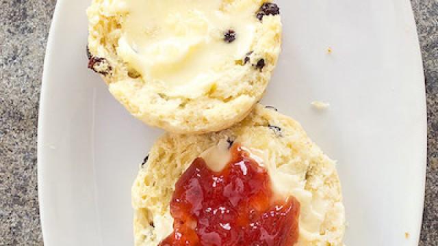 Almond Cake and British Scones