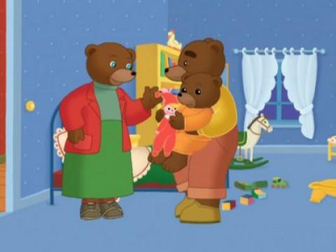 Little Brown Bear loses his favorite toy
