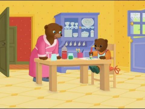 Little Brown Bear does some Painting