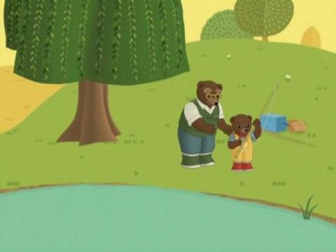 Little Brown Bear goes fishing
