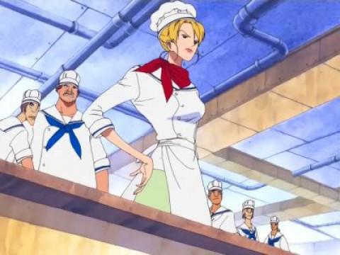 Sanji the Chef! Demonstrating True Pride at the Marine Mess Hall!