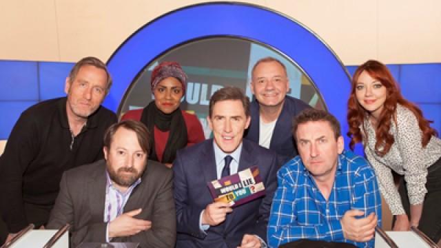 Nadiya Hussain, Michael Smiley, Diane Morgan and Bob Mortimer