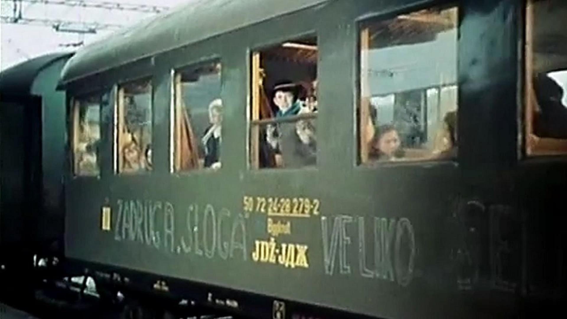Train in the Snow