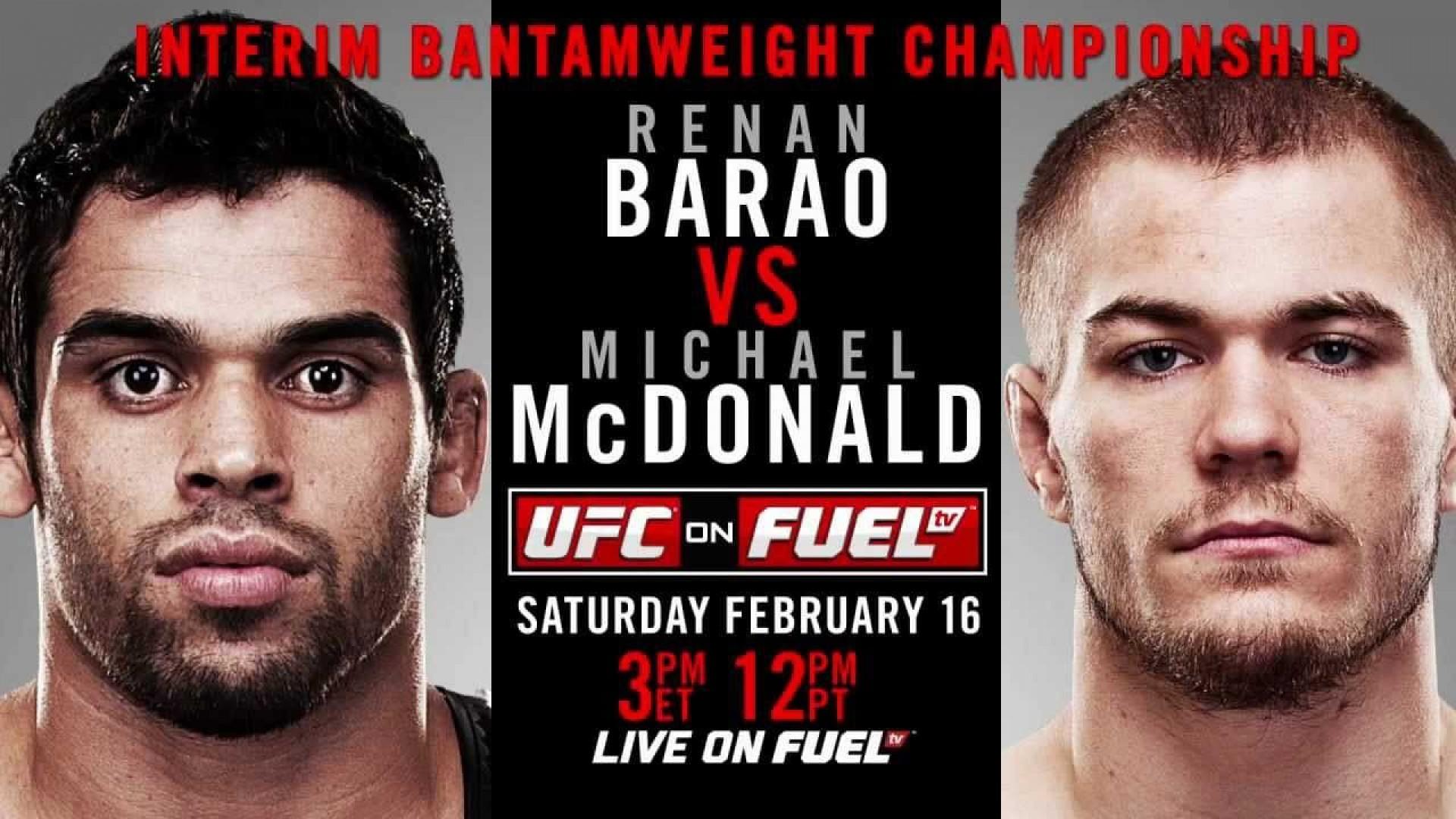 UFC on Fuel TV: Barao vs. McDonald