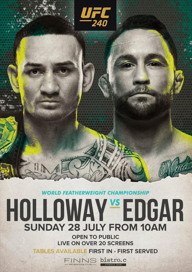 UFC 240: Holloway vs. Edgar