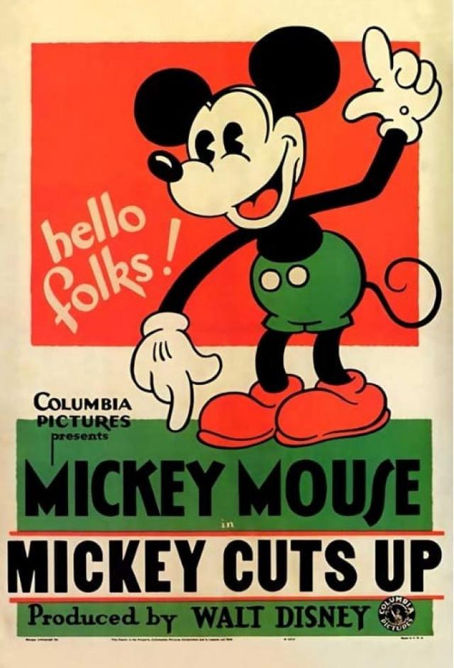 Mickey Cuts Up