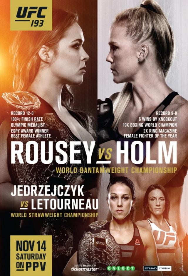 UFC 193: Rousey vs. Holm