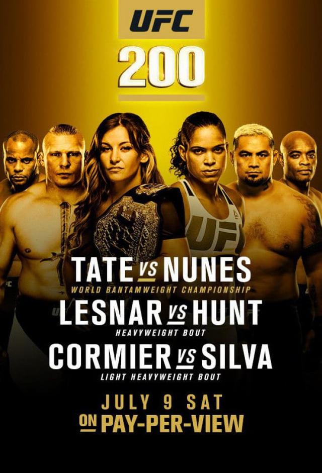 UFC 200: Tate vs. Nunes