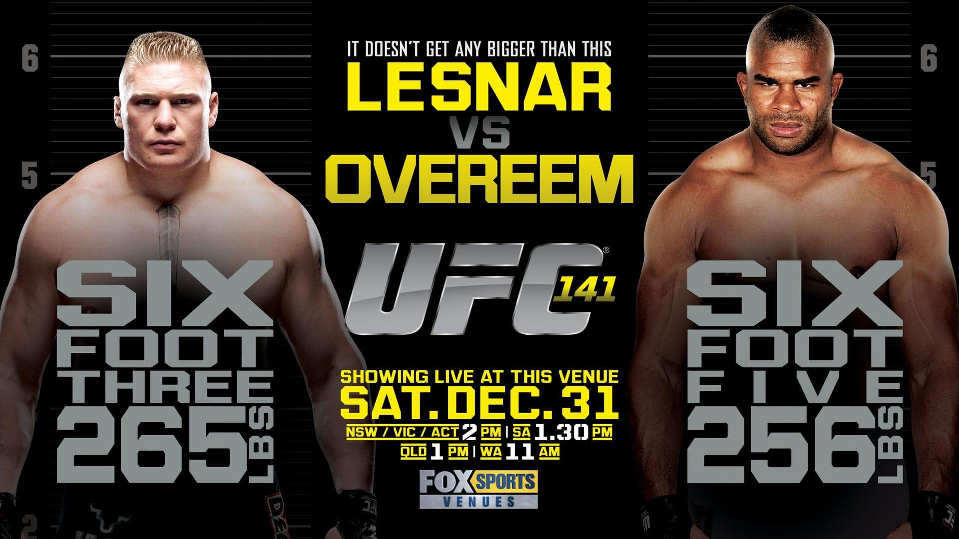 UFC 141: Lesnar vs. Overeem